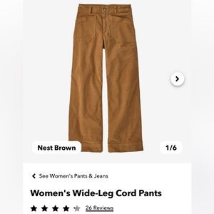 Patagonia Wide Leg Cord-pants